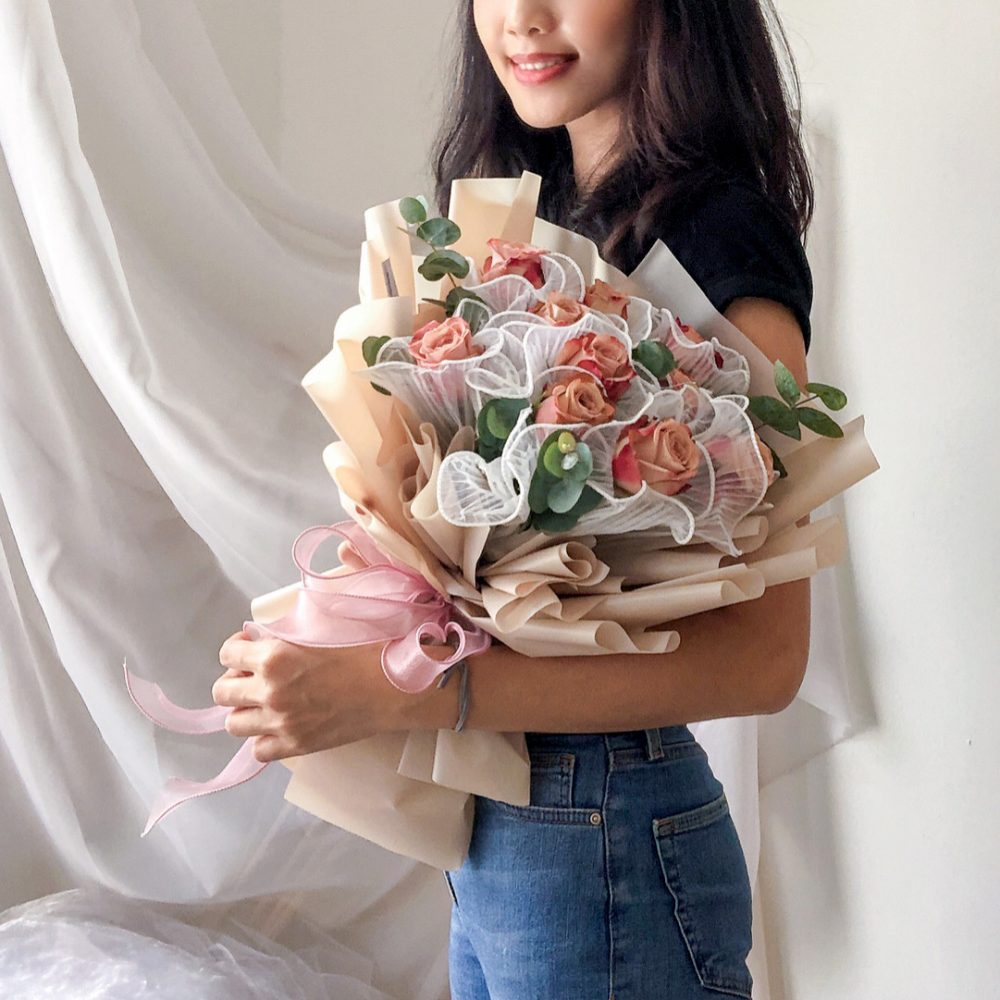 Cappuccino Roses Bouquet