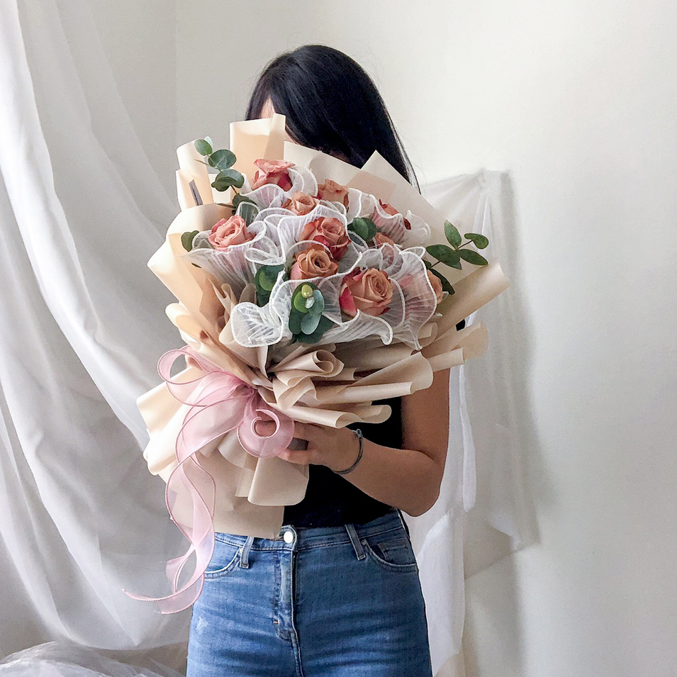 Cappuccino Roses Bouquet