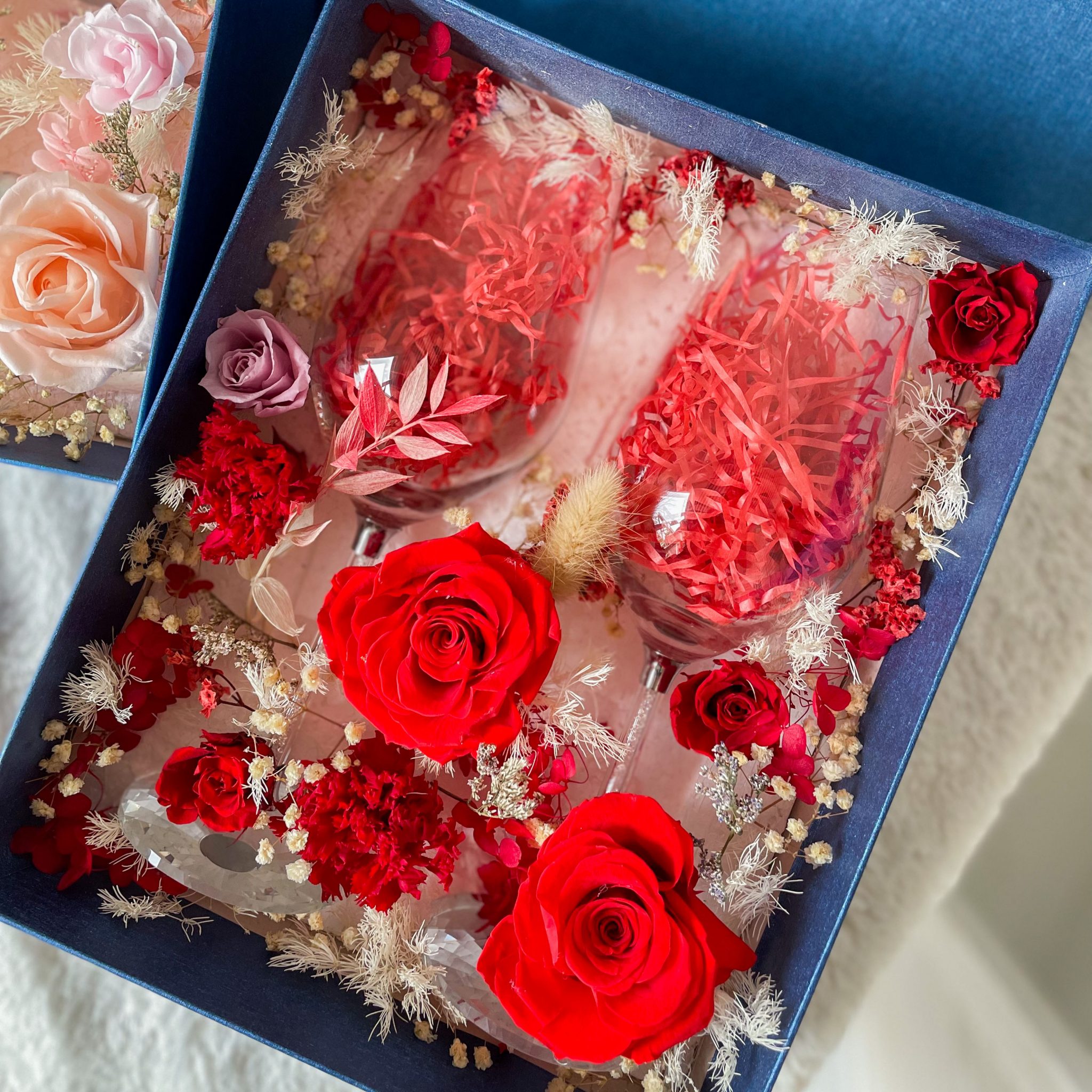Wine Glass Gift Box Lartiste KL Florist