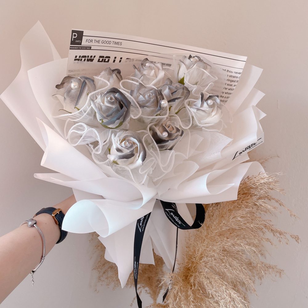 Sprayed Soap Roses Bouquet