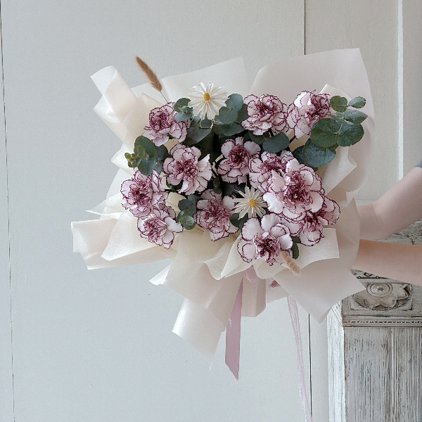 Fresh Carnation Bouquet 01