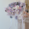 Soap Flower Bouquet 12 (Purple)