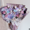 Fresh Flower Bouquet 28 (Purple)
