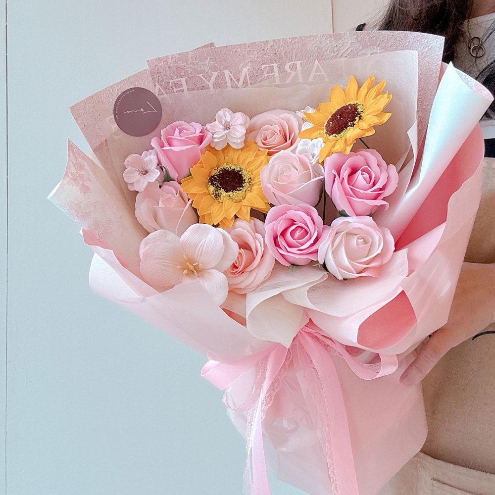 Soap Flower Bouquet 03