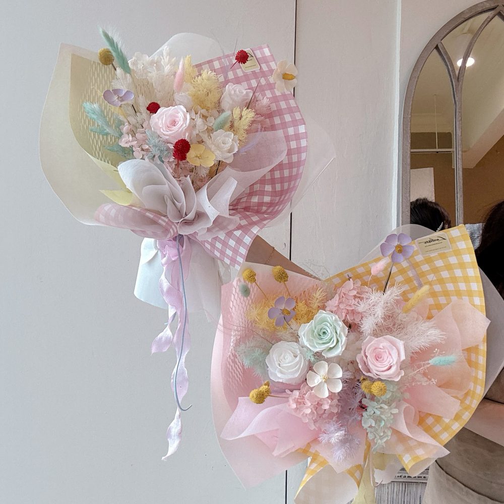 Alternative view of Preserved Flowers Bouquet 04