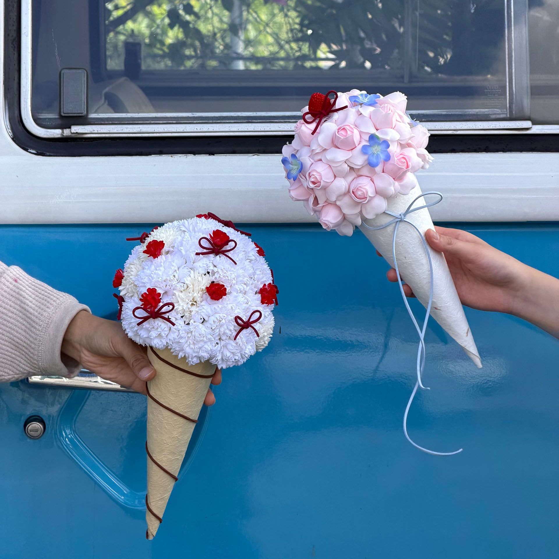 Ice Cream Soap Flowers Bouquet - Image 2