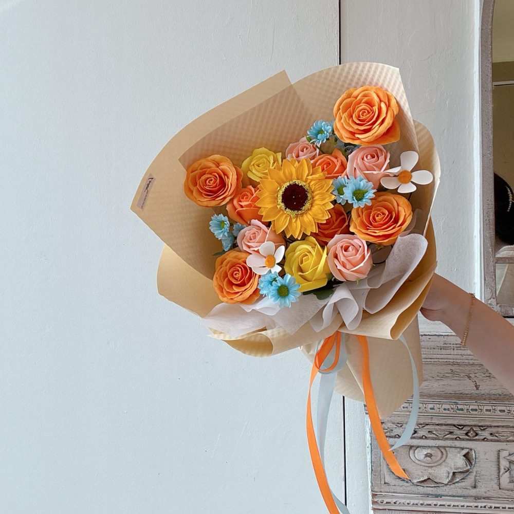 Soap Flower Bouquet 05