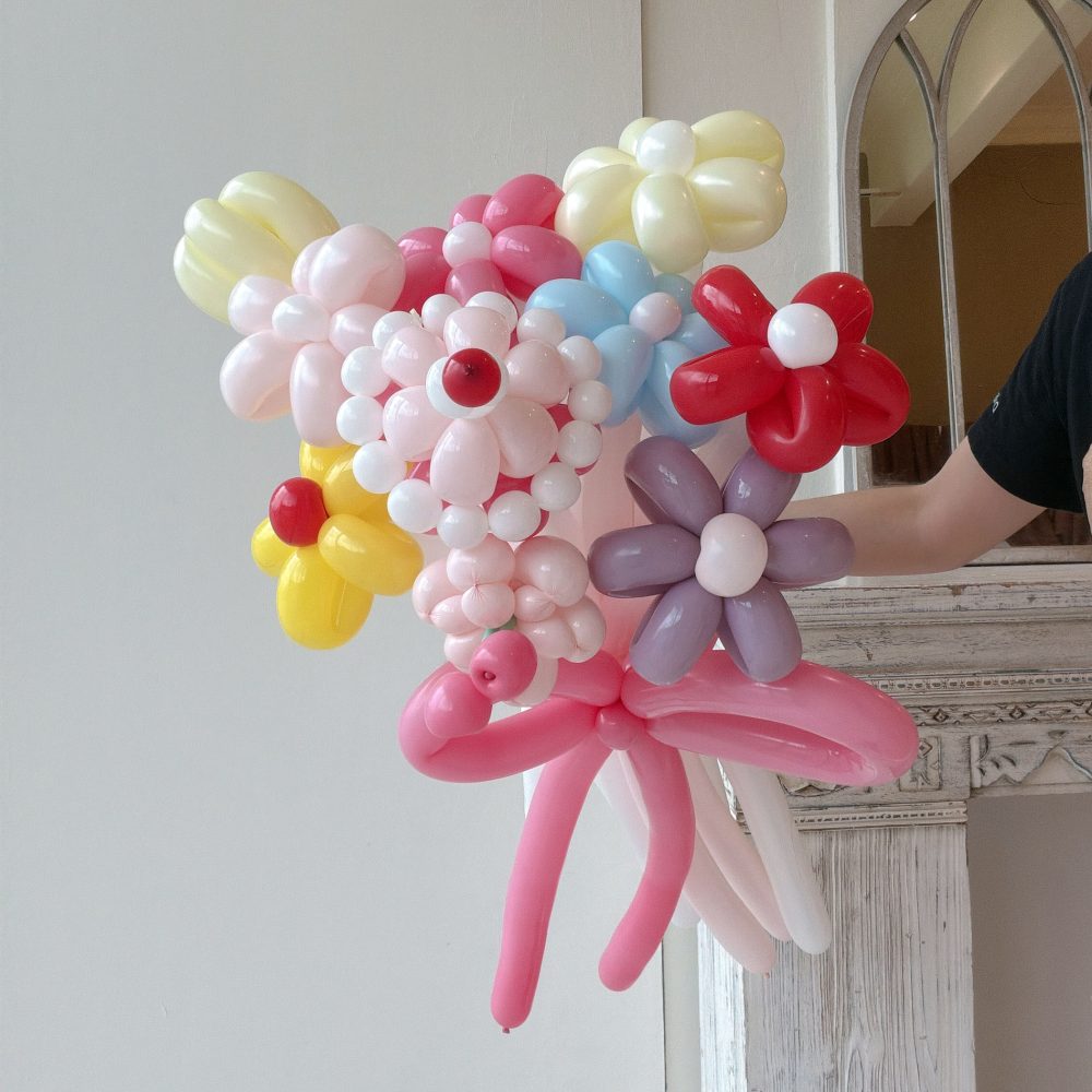 Alternative view of Balloon Bouquet - Macaroon Theme 02