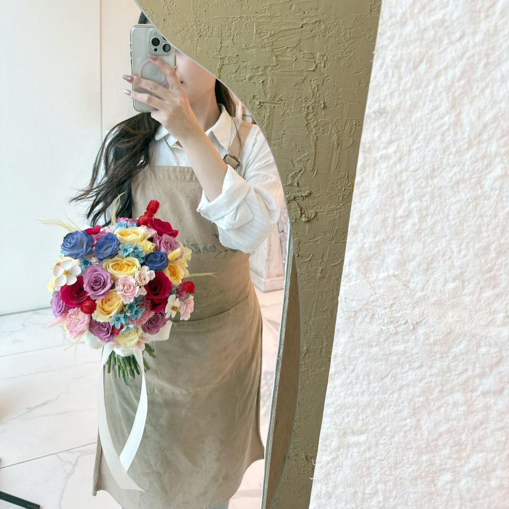 Alternative view of Vibrant Bridal Bouquet