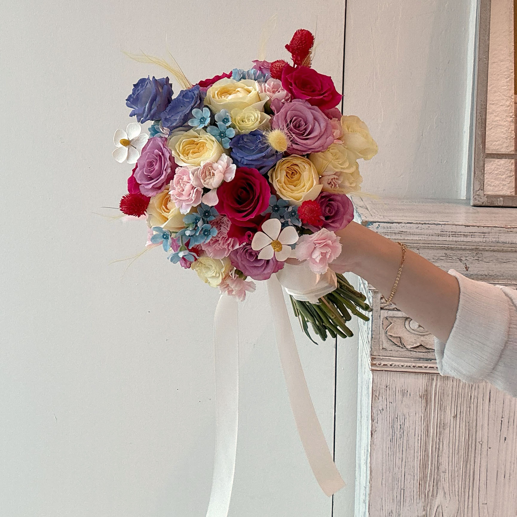 Vibrant Bridal Bouquet